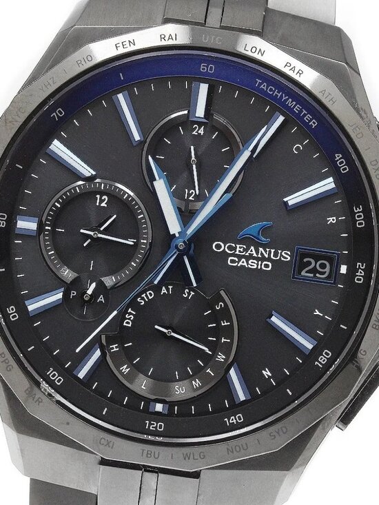 CASIO Oceanus Manta S5000 Series OCW-S5000B-1AJF Solar Powered Radio Mens_974669 main image 10